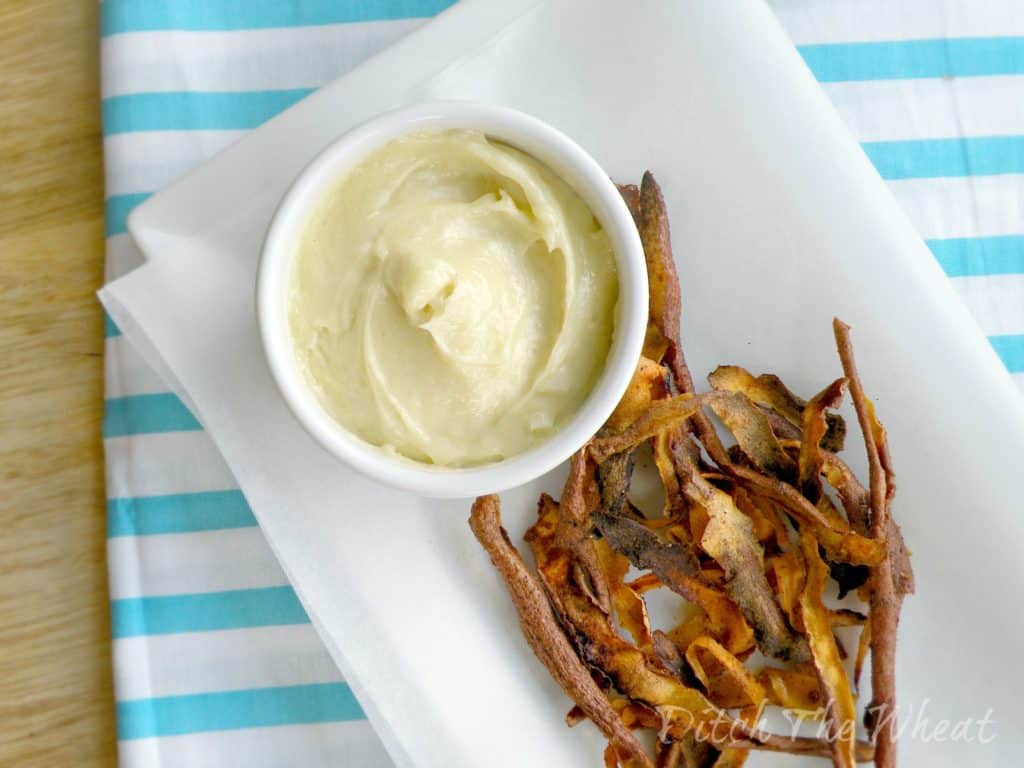 Sweet Potato Skins and Homemade Aioli