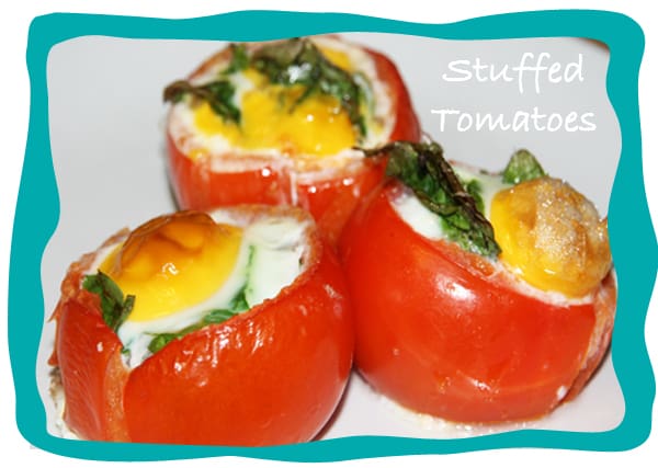 Delicious Stuffed Tomatoes // ditchthewheat.com