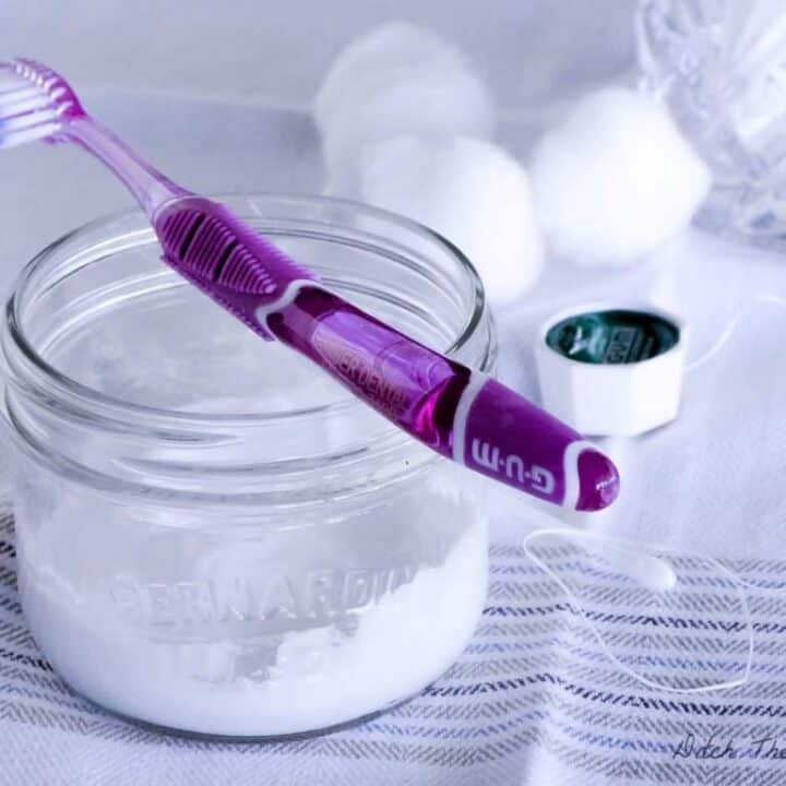 diy purple toothpaste