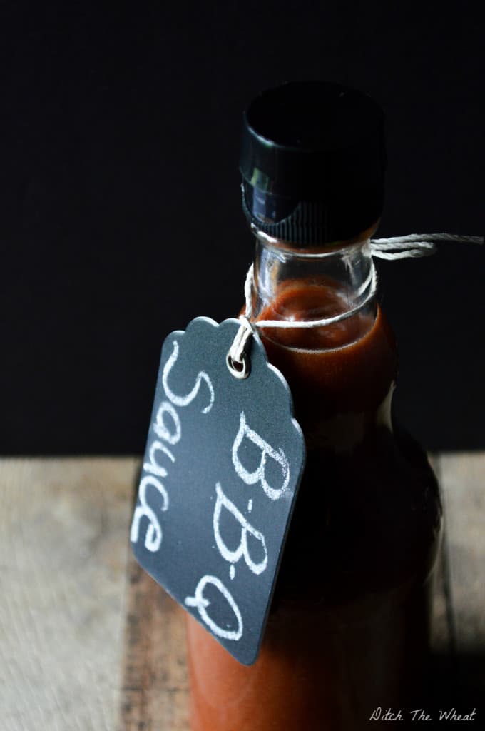 Spicy Maple BBQ Sauce in a bottle. 