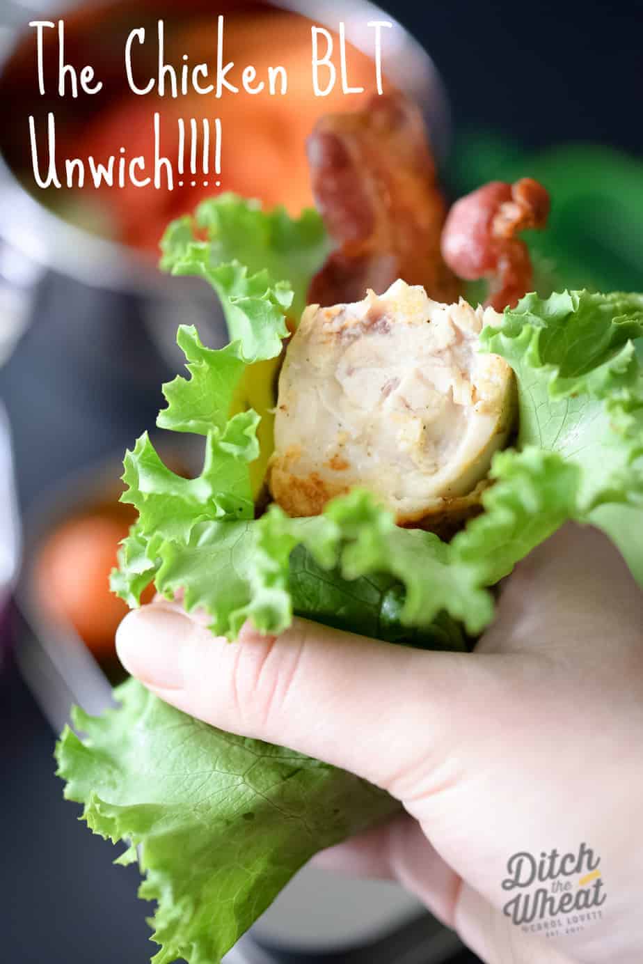 The Chicken BLT Unwich