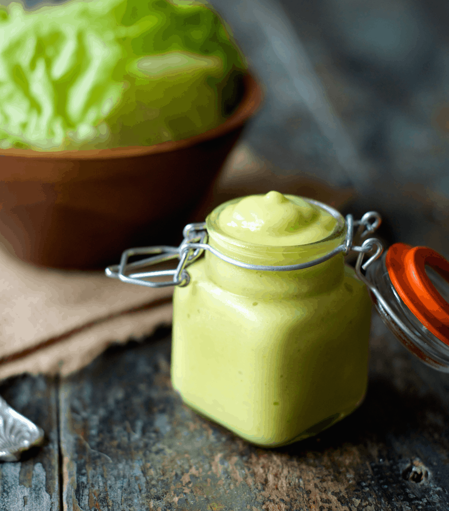 Creamy Mango Salad Dressing with Jalapeno | Paleo | Dairy Free