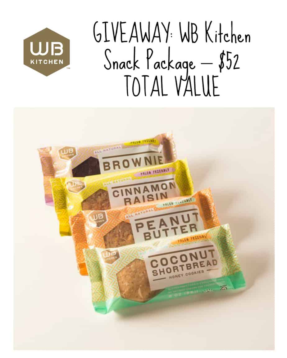GIVEAWAY: WB Kitchen Snack Package – $52 TOTAL VALUE