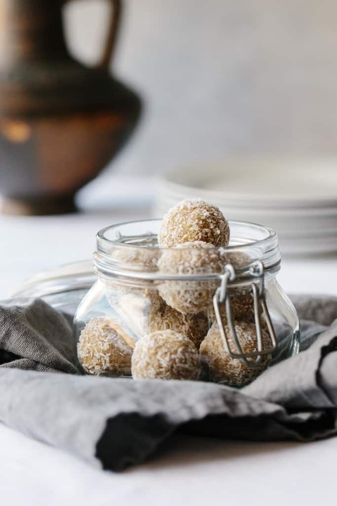 Honeyed Lemon Ginger Bliss Balls 