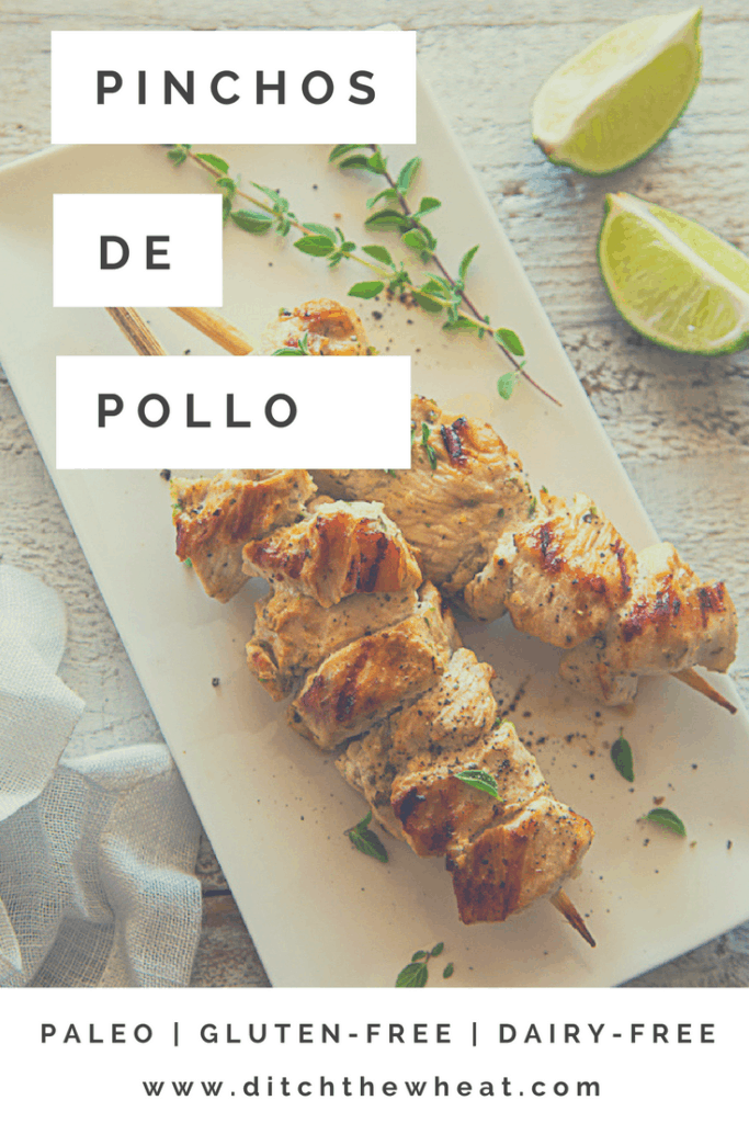 pinchos de pollo