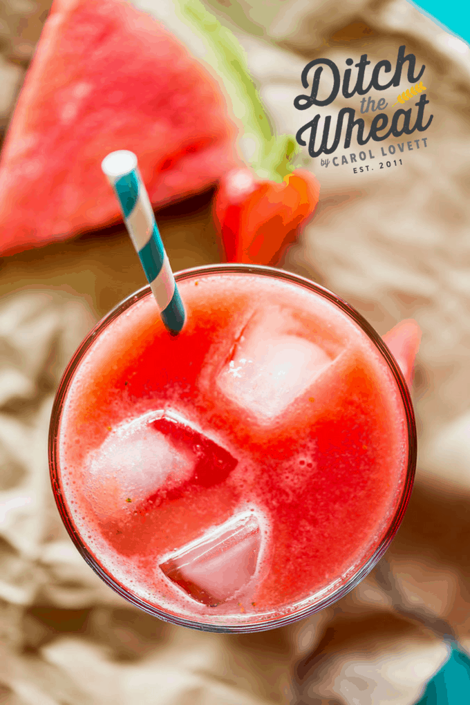 No-Sugar Added Strawberry Watermelon Juice