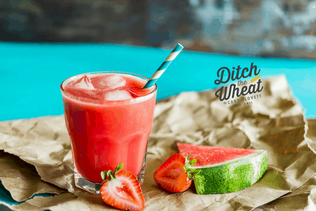 Strawberry Watermelon Drink No Sugar Added Ditch The Wheat