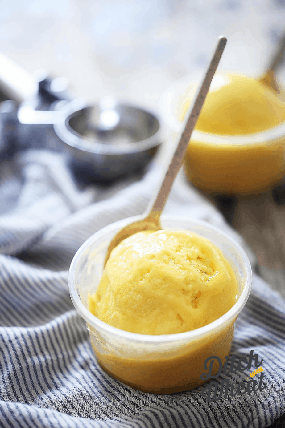 Dairy-Free Mango Ice Cream