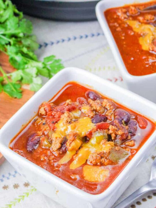 Instant Pot Turkey Chili