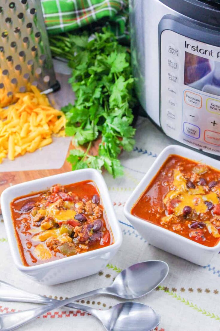 Instant Pot Turkey Chili Ditch the Wheat