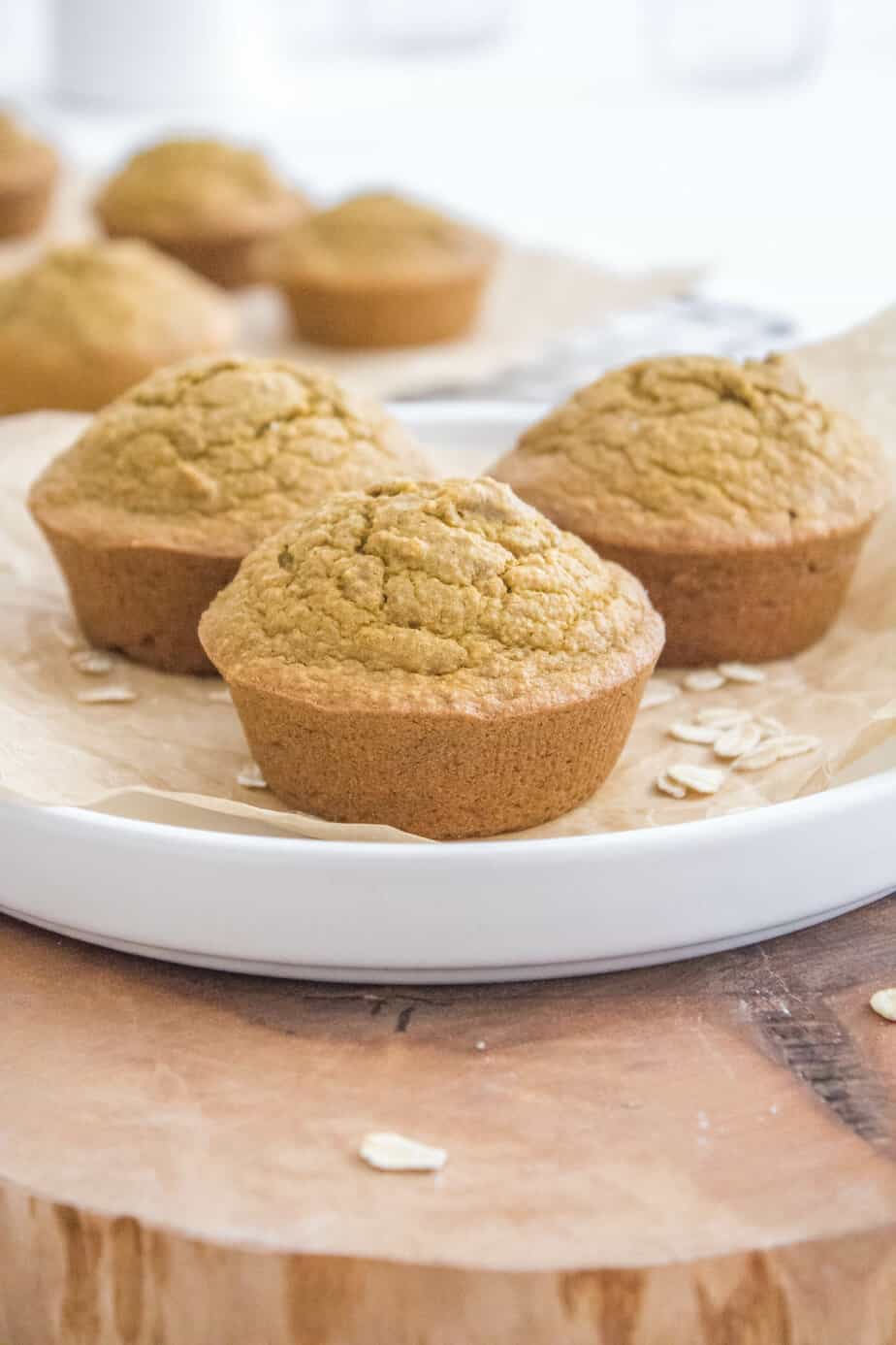 Oat Flour Pumpkin Muffins Ditch the Wheat