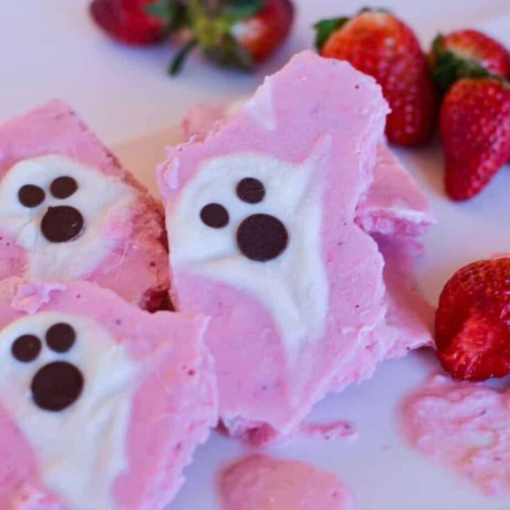Image for Halloween Frozen Yoghurt Bark- A Healthy Halloween Treat