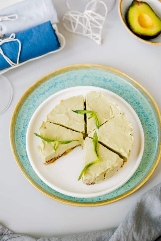 No Bake Avocado Cheesecake Ditch The Wheat