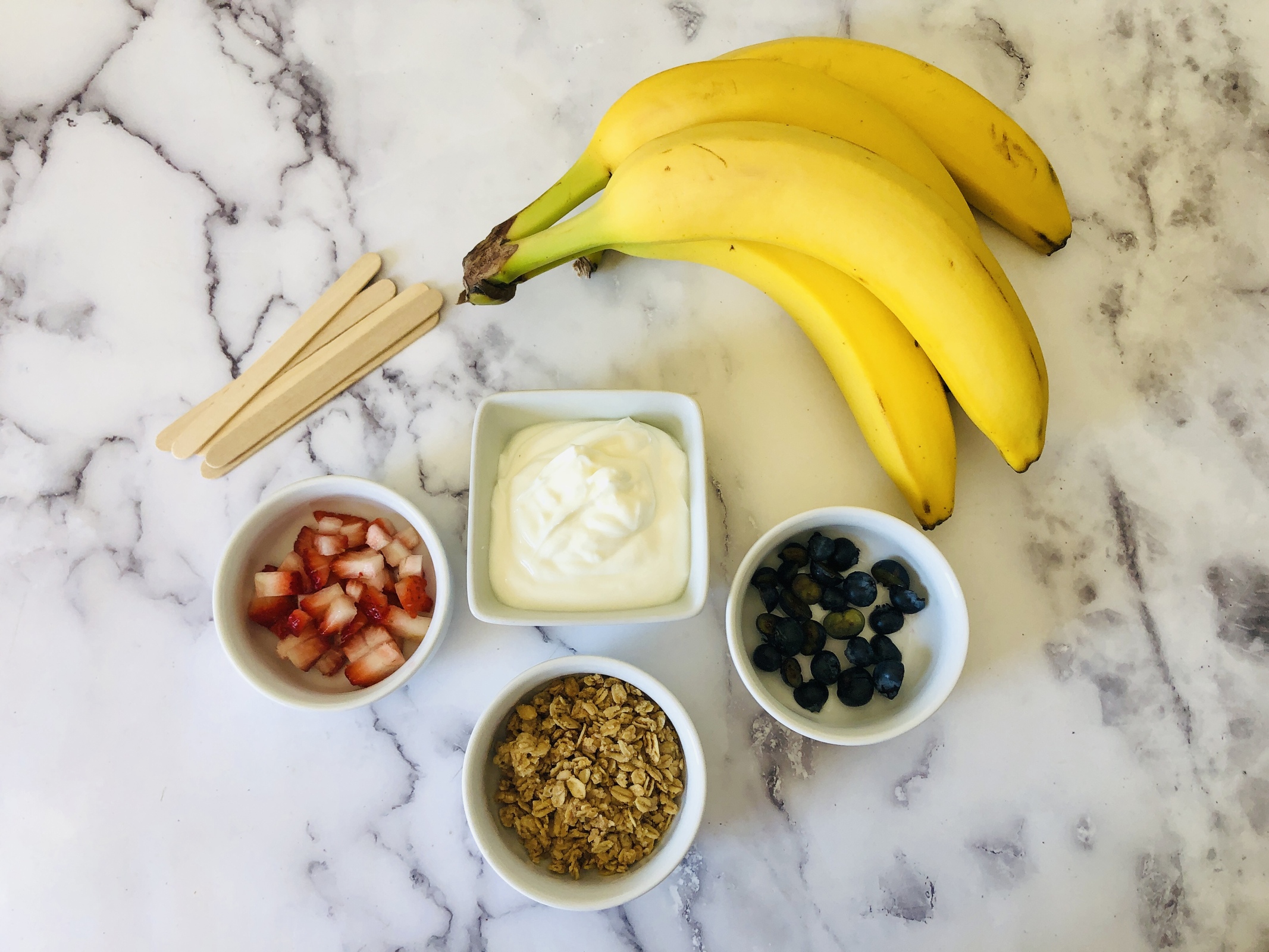 Frozen yogurt banana pops ingredients