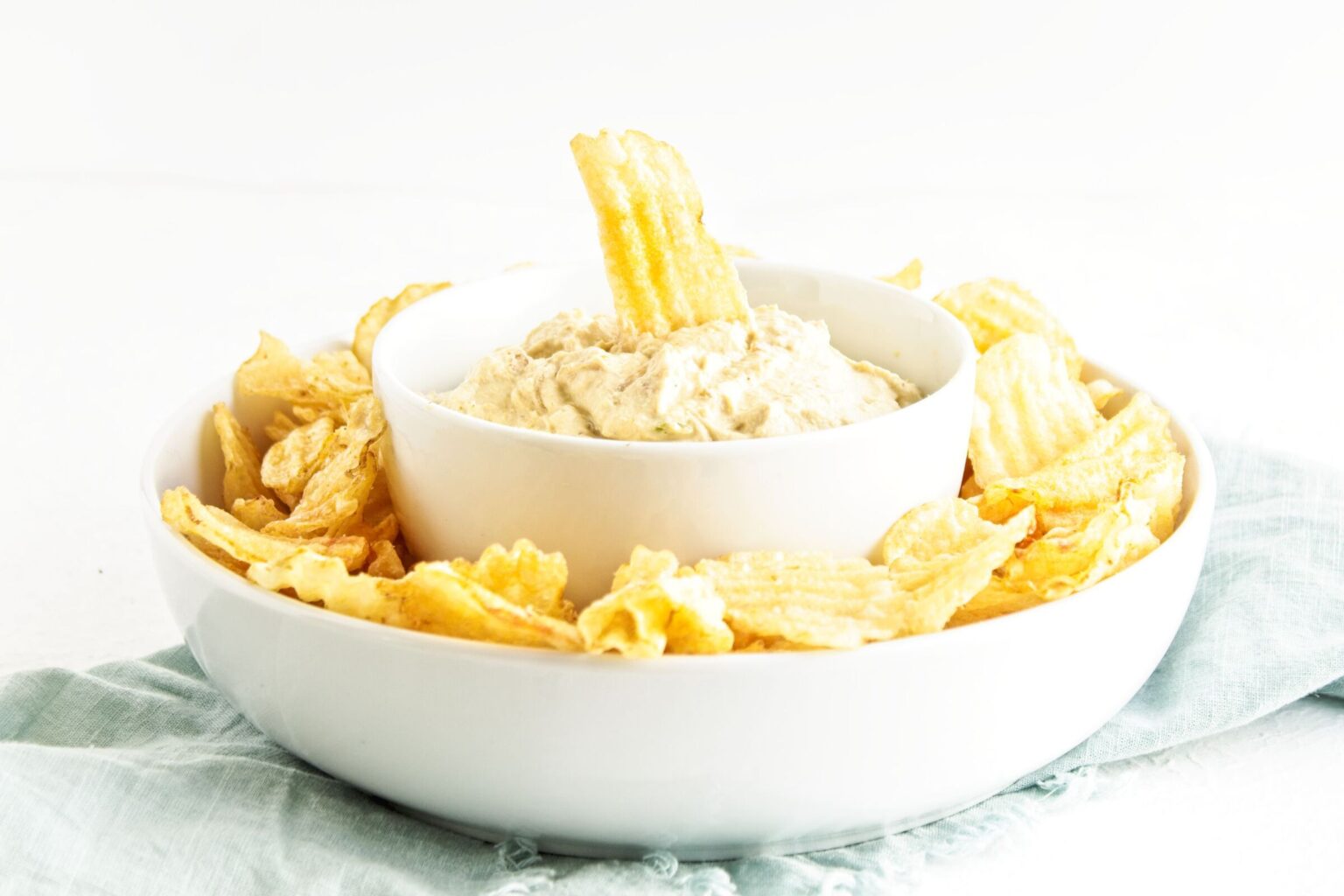 Creamy Dairy Free Onion Dip with Caramelized Onions Ditch the Wheat