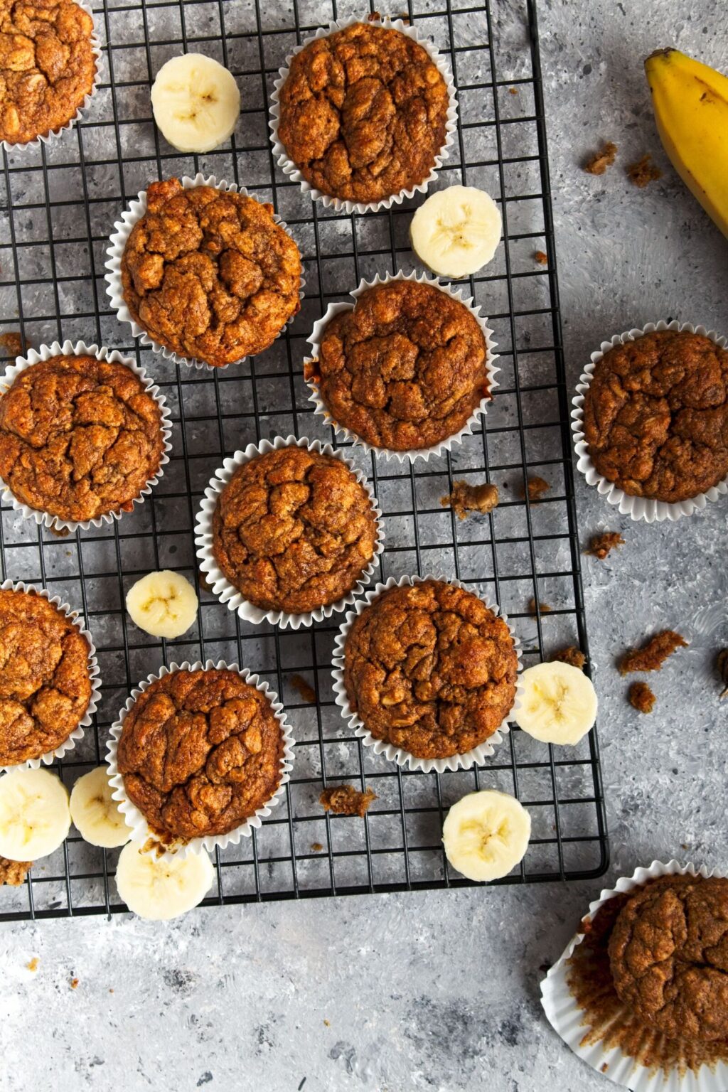 Oat Flour Banana Muffins Ditch the Wheat