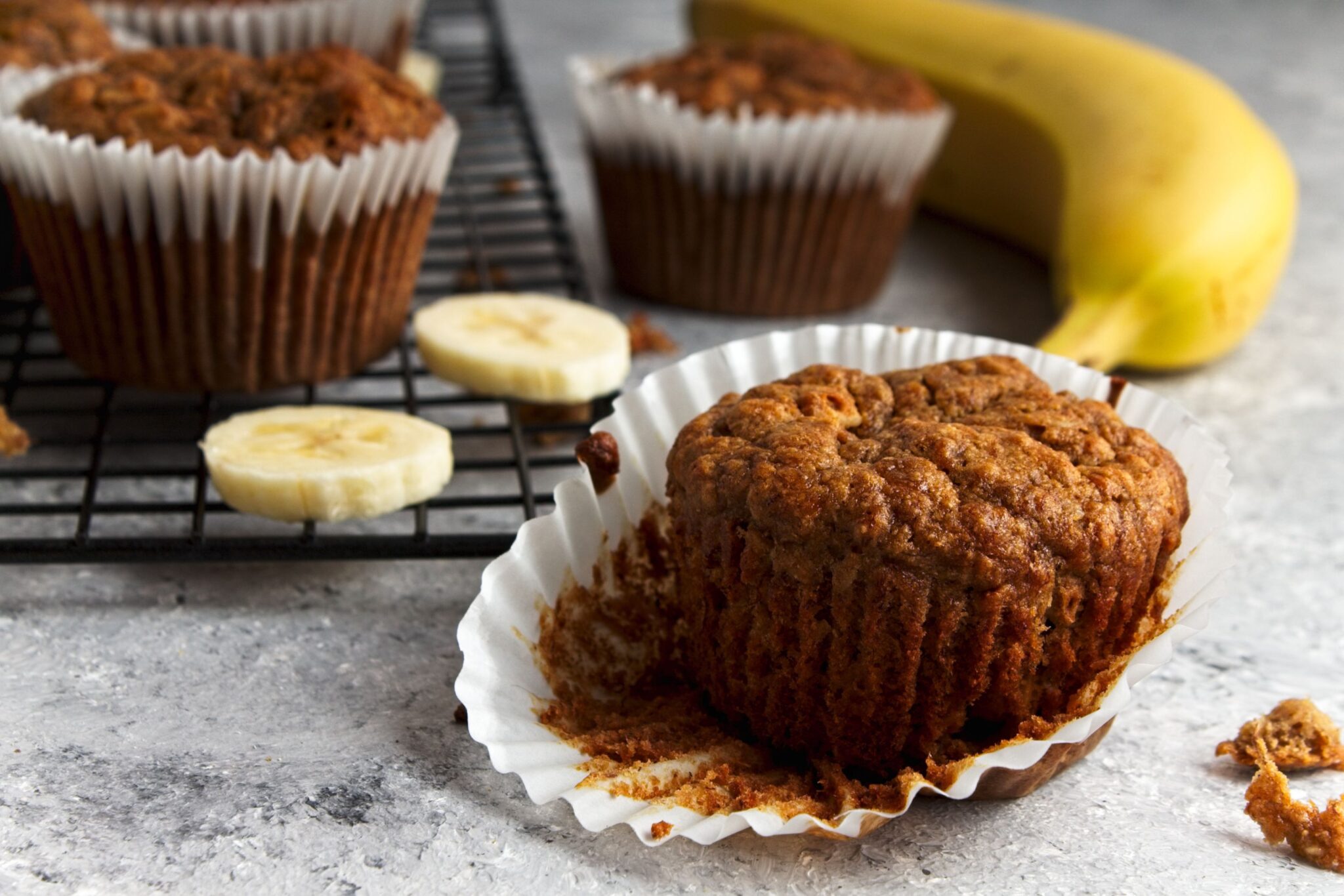 Oat Flour Banana Muffins Ditch the Wheat