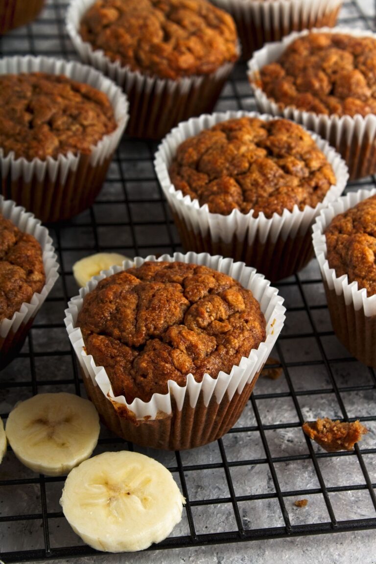 Oat Flour Banana Muffins Ditch the Wheat