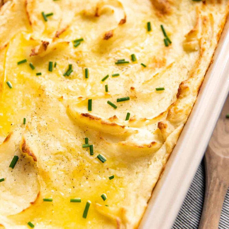 Image for The Creamiest Baked Mashed Potatoes