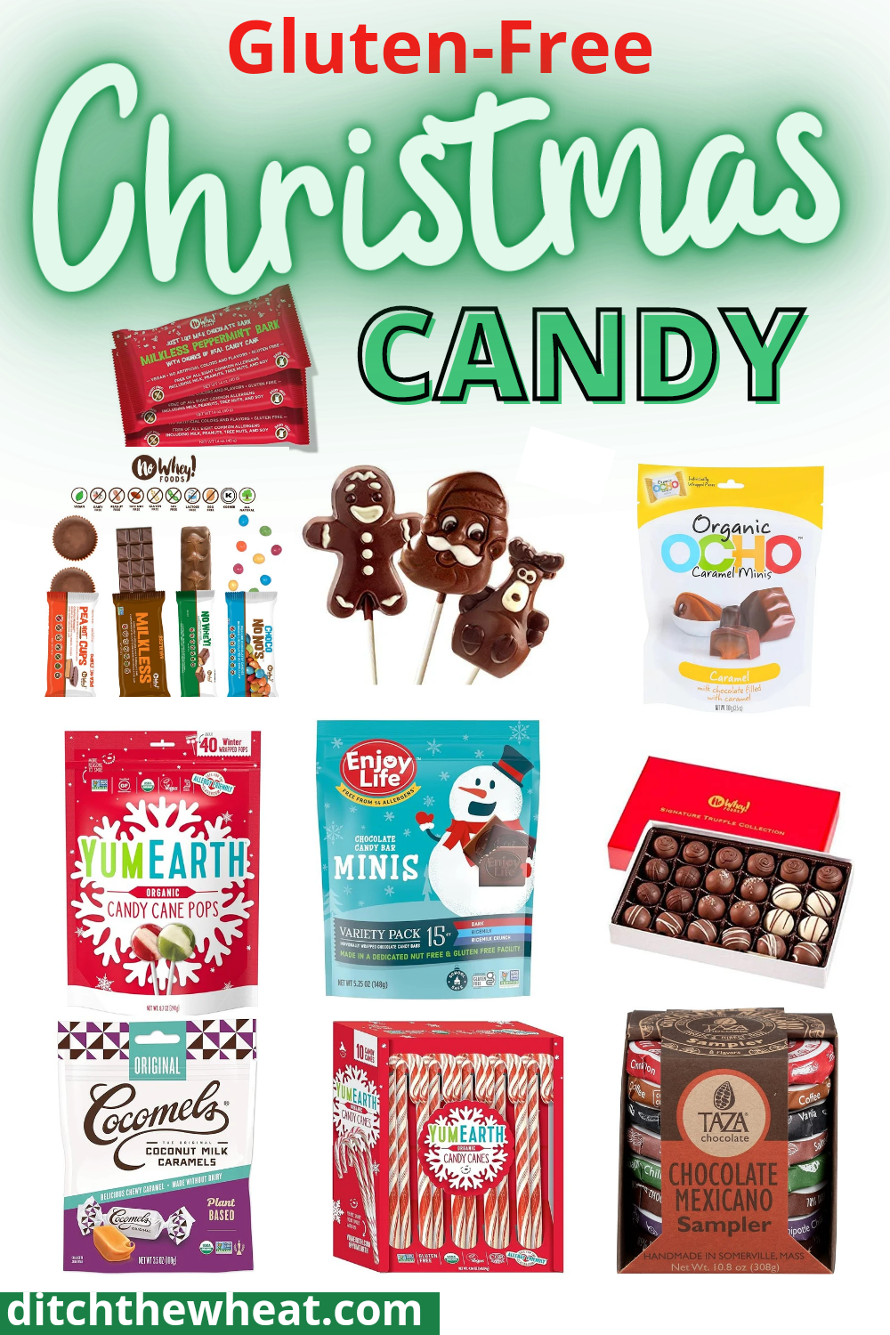 A collection of gluten free Christmas candy
