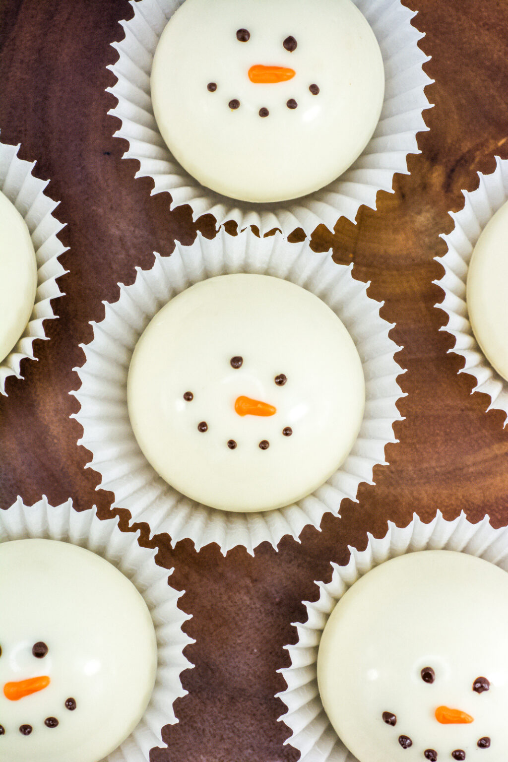 Snowman Hot Chocolate Bombs - Ditch the Wheat