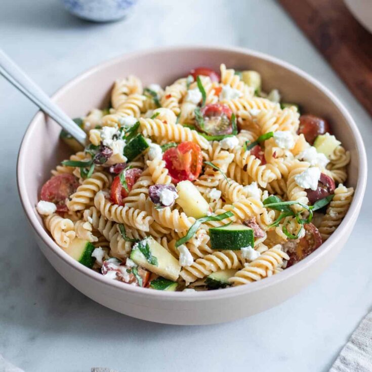 Image for Mediterranean Chickpea Pasta Salad
