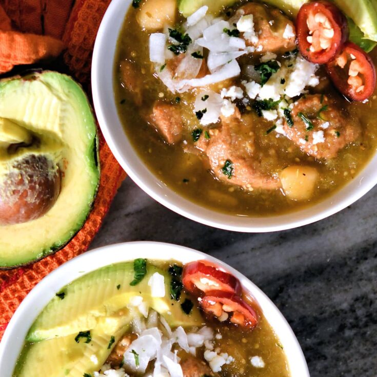 Image for Pork Chile Verde Mexican Pork Stew