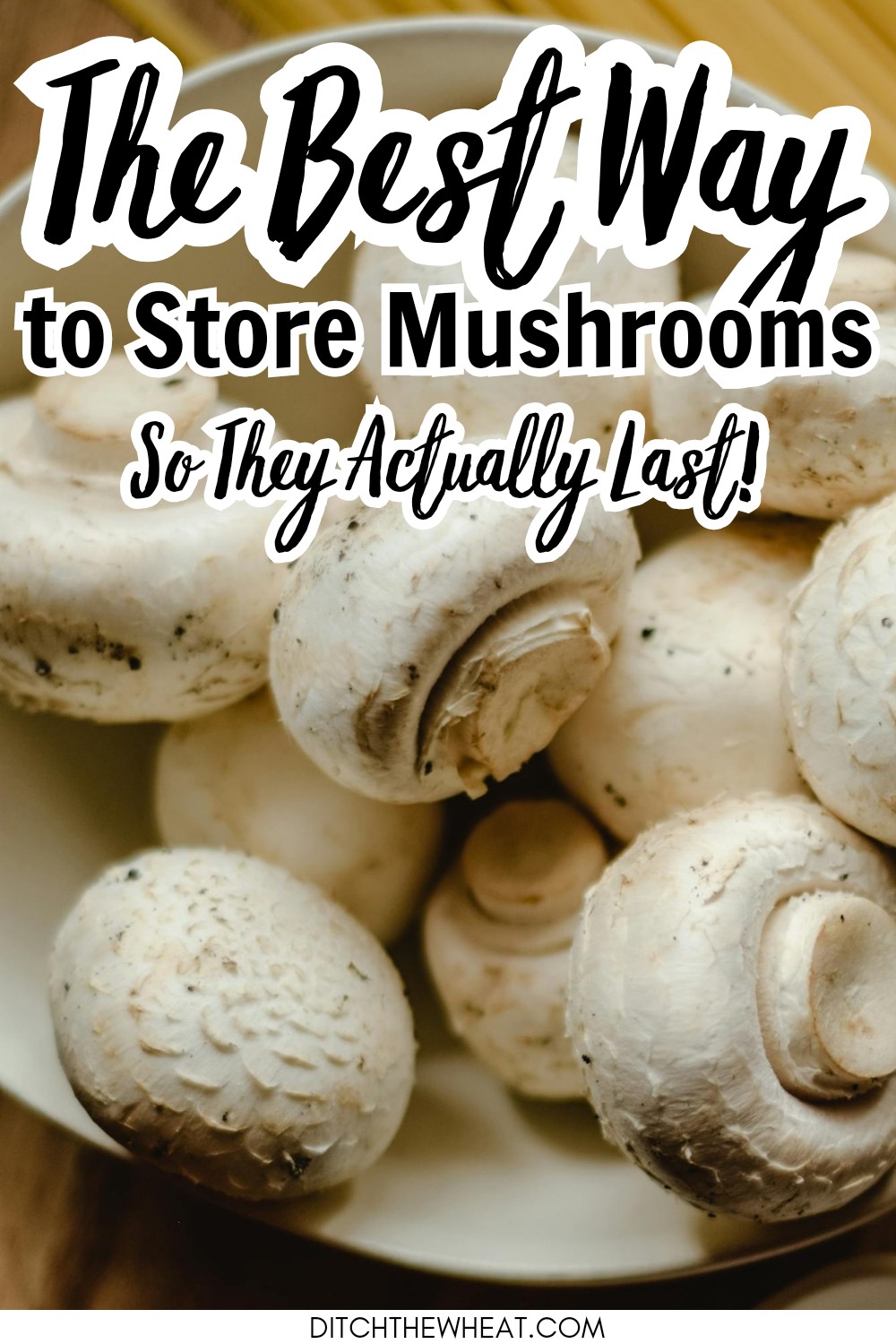 A bowl of mushrooms.